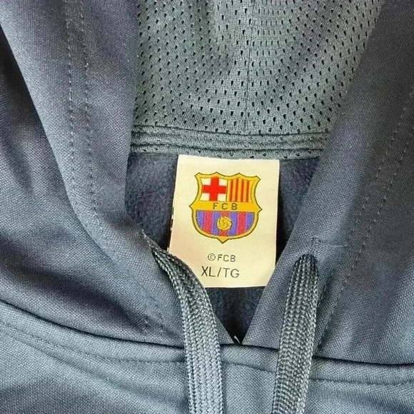 FC Barcelona Futbol Pullover Hoodie Sweatshirt Official Merchandise Men's XL - Picture 3 of 13